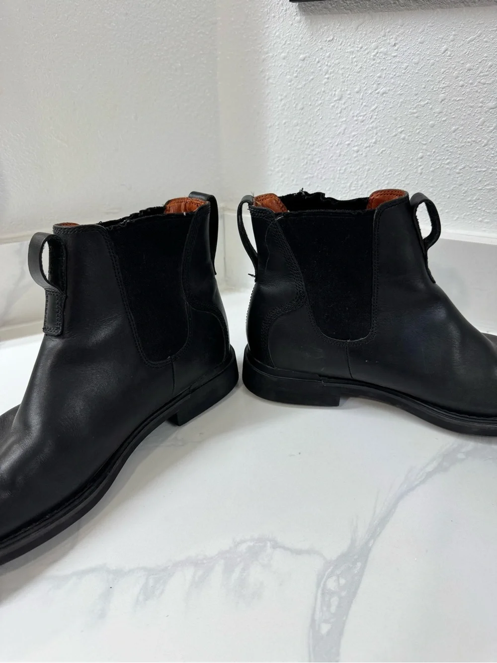 Timberland black leather
